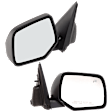 Mirror, Power Adjust, Heated, Manual Folding, Textured Black, No Signal Light, No Memory, No Puddle Light, No Auto-Dim, No Blind Spot Feature
