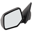 Mirror, Power Adjust, Heated, Manual Folding, Textured Black, No Signal Light, No Memory, No Puddle Light, No Auto-Dim, No Blind Spot Feature