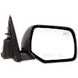Mirror, Power Adjust, Heated, Manual Folding, Textured Black, No Signal Light, No Memory, No Puddle Light, No Auto-Dim, No Blind Spot Feature