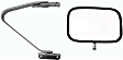 Driver and Passenger Side Mirror, Manual Adjust, Non-Heated, Manual Folding, Polished, No Signal Light, Without Memory Recall, No Puddle Light, No Auto-Dimming, No Blind Spot Feature