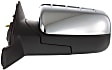 Driver and Passenger Side Mirrors, Power Adjust, Manual Folding, Heated, Chrome, No Signal Light, With memory, With Puddle Light, No Auto-Dimming, No Blind Spot Feature