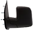 2011 Ford E-150 - Driver and Passenger Side Mirror, Manual Adjust, Non-Heated, Textured Black, Manual Folding, No Signal Light, No Blind Spot Feature, No Memory, No Puddle Light, No Auto-Dimming