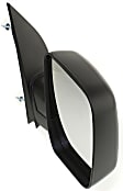 2011 Ford E-150 - Driver and Passenger Side Mirror, Manual Adjust, Non-Heated, Textured Black, Manual Folding, No Signal Light, No Blind Spot Feature, No Memory, No Puddle Light, No Auto-Dimming