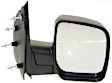 2011 Ford E-150 - Driver and Passenger Side Mirror, Manual Adjust, Non-Heated, Textured Black, Manual Folding, No Signal Light, No Blind Spot Feature, No Memory, No Puddle Light, No Auto-Dimming