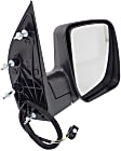 Driver and Passenger Side Mirror, Power Adjust, Non-Heated, Manual Folding, Textured Black, No Signal Light, No Memory, No Puddle Light, No Auto-Dim, No Blind Spot Feature