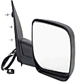 Driver and Passenger Side Mirror, Power Adjust, Non-Heated, Manual Folding, Textured Black, No Signal Light, No Memory, No Puddle Light, No Auto-Dim, No Blind Spot Feature