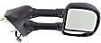 Driver and Passenger Side Towing Mirror, Power Adjust, Non-Heated, Manual Folding, Textured Black, No Signal Light, No Memory, No Puddle Light, No Auto-Dimming, No Blind Spot Feature