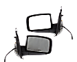 Driver and Passenger Side Mirrors, Non-Towing, Power Adjust, Manual Folding, Heated, Paintable, No Signal Light, No Memory, With Puddle Light, No Auto-Dimming, No Blind Spot Feature