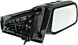 Driver and Passenger Side Mirror, Power Adjust, Heated, Manual Folding, Paintable, In-housing Signal Light, No Memory, With Puddle Light, No Auto-Dim, With Blind Spot Detection in Glass