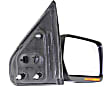 2009-2010 Ford F-150 - Driver and Passenger Side Mirror, Power Adjust, Heated, Manual Folding, Textured Black, In-housing Signal Light, No Memory, No Puddle Light, No Auto-Dimming, No Blind Spot Feature