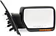 2009-2010 Ford F-150 - Driver and Passenger Side Mirror, Power Adjust, Heated, Manual Folding, Textured Black, In-housing Signal Light, No Memory, No Puddle Light, No Auto-Dimming, No Blind Spot Feature