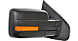 2009-2010 Ford F-150 - Driver and Passenger Side Mirror, Power Adjust, Heated, Manual Folding, Textured Black, In-housing Signal Light, No Memory, No Puddle Light, No Auto-Dimming, No Blind Spot Feature