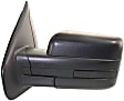 2010 Ford F-150 STX - Driver and Passenger Side Mirror, Power Adjust, Non-Heated, Textured Black, Manual Folding, No Signal Light, No Blind Spot Feature, No Memory, No Puddle Light, No Auto-Dimming
