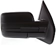 2010 Ford F-150 STX - Driver and Passenger Side Mirror, Power Adjust, Non-Heated, Textured Black, Manual Folding, No Signal Light, No Blind Spot Feature, No Memory, No Puddle Light, No Auto-Dimming