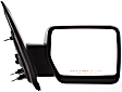 2010 Ford F-150 STX - Driver and Passenger Side Mirror, Power Adjust, Non-Heated, Textured Black, Manual Folding, No Signal Light, No Blind Spot Feature, No Memory, No Puddle Light, No Auto-Dimming