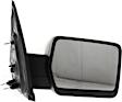 2010 Ford F-150 Platinum - Driver and Passenger Side Mirror, Manual Adjust, Non-Heated, Textured Black, Manual Folding, No Signal Light, No Blind Spot Feature, Without Memory Recall, No Puddle Light, No Auto-Dimming