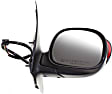 Driver and Passenger Side Mirror, Power Adjust, Heated, Manual Folding, Paintable, In-housing Signal Light, With Memory, No Puddle Light, No Auto-Dim, No Blind Spot Feature