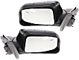 Driver and Passenger Side Mirrors, Power Adjust, Manual Folding, Heated, Paintable, No Signal Light, With memory, With Puddle Light, No Auto-Dimming, No Blind Spot Feature