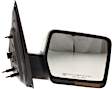 Driver and Passenger Side Mirror, Power Adjust, Heated, Manual Folding, Chrome, In-housing Signal Light, No Memory, No Puddle Light, No Auto-Dim, No Blind Spot Feature