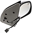 Driver and Passenger Side Mirror, Power Adjust, Heated, Manual Folding, Textured Black, No Signal Light, No Memory, No Puddle Light, No Auto-Dim, No Blind Spot Feature