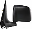 1993-2005 Ford Ranger - Driver and Passenger Side Mirrors, Manual Adjust, Manual Folding, Non-Heated, Textured Black, No Signal Light, No Memory, No Puddle Light, No Auto-Dimming