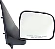 1993-2005 Ford Ranger - Driver and Passenger Side Mirrors, Manual Adjust, Manual Folding, Non-Heated, Textured Black, No Signal Light, No Memory, No Puddle Light, No Auto-Dimming