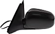 2009-2011 Ford Crown Victoria - Driver and Passenger Side Mirrors, Power, Manual Folding, Heated, Paintable, No Signal Light, No Memory, No Puddle Light, No Auto-Dimming, No Blind Spot Feature
