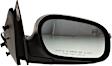 2009-2011 Ford Crown Victoria - Driver and Passenger Side Mirrors, Power, Manual Folding, Heated, Paintable, No Signal Light, No Memory, No Puddle Light, No Auto-Dimming, No Blind Spot Feature