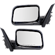 Driver and Passenger Side Mirrors, Power Adjust, Manual Folding, Non-Heated, Textured Black, No Signal Light, No Memory, No Puddle Light, No Auto-Dimming, No Blind Spot Feature