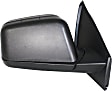 Driver and Passenger Side Mirrors, Power Adjust, Manual Folding, Non-Heated, Textured Black, No Signal Light, No Memory, No Puddle Light, No Auto-Dimming, No Blind Spot Feature