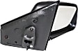 Driver and Passenger Side Mirrors, Power Adjust, Manual Folding, Non-Heated, Textured Black, No Signal Light, No Memory, No Puddle Light, No Auto-Dimming, No Blind Spot Feature