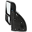 Towing Mirror, Manual Adjust, Non-Heated, Manual Folding, Textured Black, No Signal Light, No Memory, No Puddle Light, No Auto-Dim, With Blind Spot Glass