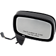1990 Ford Mustang - Driver and Passenger Side, Door Panel Mount Mirror, Power Adjust, Non-Heated, Textured Black, Non-Folding, No Signal Light, No Blind Spot Feature, No Memory, No Puddle Light, No Auto-Dimming