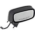 1990 Ford Mustang - Driver and Passenger Side, Door Panel Mount Mirror, Power Adjust, Non-Heated, Textured Black, Non-Folding, No Signal Light, No Blind Spot Feature, No Memory, No Puddle Light, No Auto-Dimming