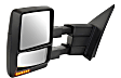 2014 Ford F-150 FX4 - Driver and Passenger Side Towing Mirror, Power Adjust, Heated, Paintable, Manual Folding, In-housing Signal Light, With Blind Spot Glass, With Memory, With Puddle Light, No Auto-Dimming, Crew Cab Pickup