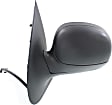 Driver and Passenger Side Mirror, Power Adjust, Heated, Manual Folding, Textured Black, No Signal Light, No Memory, No Puddle Light, No Auto-Dim, No Blind Spot Feature