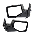 Driver and Passenger Side Mirrors, Manual Adjust, Manual Folding, Non-Heated, Chrome, No Signal Light, No Memory, No Puddle Light, No Auto-Dimming, No Blind Spot Feature