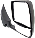 Driver and Passenger Side Towing Mirror, Manual Adjust, Non-Heated, Manual Folding, Paintable, No Signal Light, No Memory, No Puddle Light, No Auto-Dimming, No Blind Spot Feature