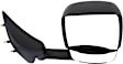 Driver and Passenger Side Towing Mirror, Manual Adjust, Non-Heated, Manual Folding, Paintable, No Signal Light, No Memory, No Puddle Light, No Auto-Dimming, No Blind Spot Feature