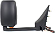 Driver and Passenger Side Towing Mirror, Power Adjust, Non-Heated, Manual Folding, Paintable, In-housing Signal Light, No Memory, No Puddle Light, No Auto-Dim, No Blind Spot Feature