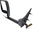 Driver and Passenger Side Towing Mirror, Power Adjust, Non-Heated, Manual Folding, Paintable, In-housing Signal Light, No Memory, No Puddle Light, No Auto-Dim, No Blind Spot Feature