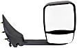 Driver and Passenger Side Towing Mirror, Power Adjust, Non-Heated, Manual Folding, Paintable, No Signal Light, No Memory, No Puddle Light, No Auto-Dim, No Blind Spot Feature