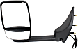 Driver and Passenger Side Towing Mirror, Power Adjust, Non-Heated, Manual Folding, Paintable, No Signal Light, No Memory, No Puddle Light, No Auto-Dim, No Blind Spot Feature