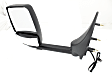Driver and Passenger Side Towing Mirror, Power Adjust, Non-Heated, Manual Folding, Paintable, No Signal Light, No Memory, No Puddle Light, No Auto-Dim, No Blind Spot Feature