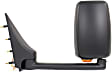 Driver and Passenger Side Towing Mirror, Manual Adjust, Non-Heated, Manual Folding, Paintable, In-housing Signal Light, No Memory, No Puddle Light, No Auto-Dim, No Blind Spot Feature