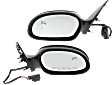 Driver and Passenger Side Mirrors, Power Adjust, Non-Folding, Heated, Paintable, No Signal Light, No Memory, With Puddle Light, No Auto-Dimming, No Blind Spot Feature