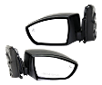 Driver and Passenger Side Mirrors, Power, Heated, Manual Folding, Paintable, In-housing Signal Light, with Memory, with Puddle Light, No Auto-Dimming, with Blind Spot Detection in Glass