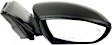 Driver and Passenger Side Mirrors, Power, Heated, Manual Folding, Paintable, In-housing Signal Light, with Memory, with Puddle Light, No Auto-Dimming, with Blind Spot Detection in Glass