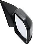 2016 Ford F-150 - Driver and Passenger Side Mirror, Power Adjust, Heated, Textured Black, Manual Folding, In-housing Signal Light, With Blind Spot Detection in Glass, Without Memory Recall, No Puddle Light, No Auto-Dimming, Crew Cab Pickup