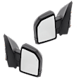 Mirror, Power Adjust, Heated, Power Folding, Paintable, In-housing Signal Light, With Memory, With Puddle Light, No Auto-Dim, With Blind Spot Detection in Glass